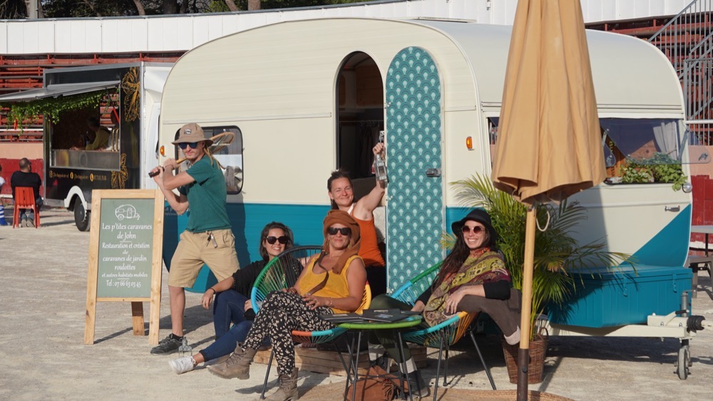 Le village éphémère installé dans les arènes du Cap d'Agde